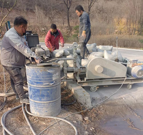 曹县路面下沉注浆